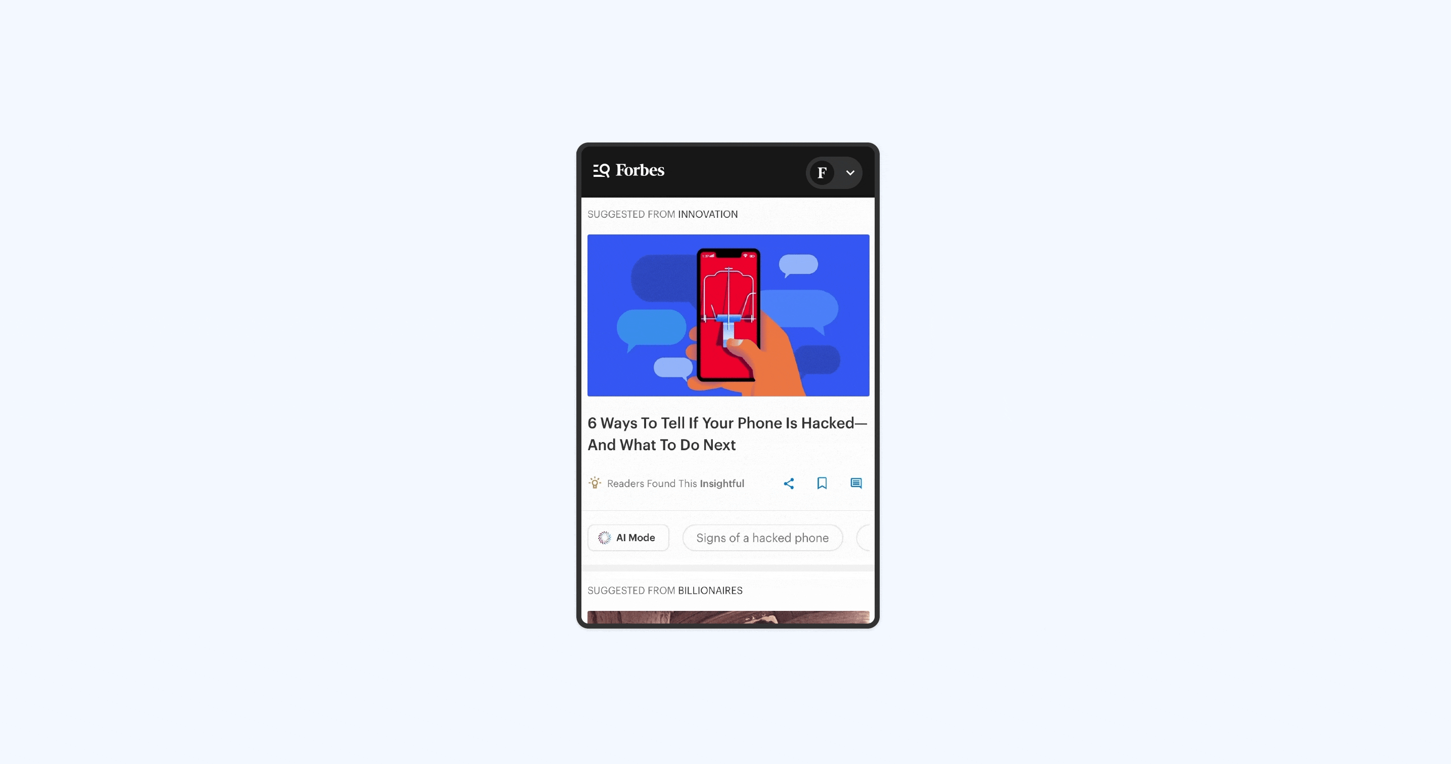 Next Read Interaction